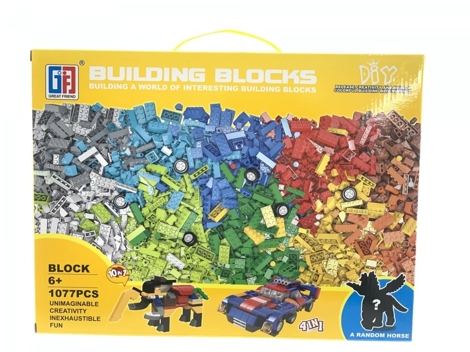 KONSTRUKTOR KOCKE 1077pcs 123-415 MAG